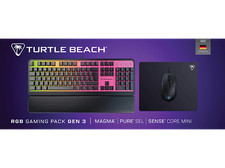 Turtle Beach Gaming Tastatur mit Numpad, Handballenauflage & Maus, Mauspad Set