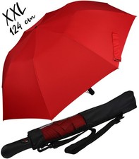 iX-brella XXL 124 cm Regenschirm Golf-Taschenschirm Automatik mit Umhängetasche