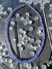 Tansanit kette edelsteinstrang - tansanit,