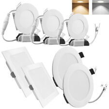 LED Panel Einbaustrahler Einbauleuchte Flach Einbauspots Slim Deckenleuchte 230V