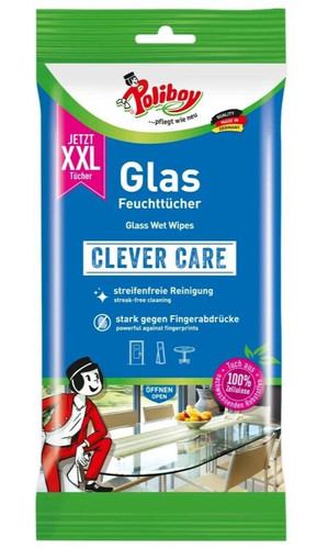 Poliboy glas feuchttücher - glas,