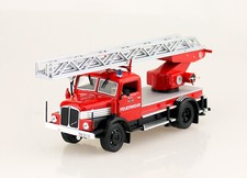 IFA S4000 Drehleiter Feuerwehr rot 1:43 Altaya Modellauto ZF