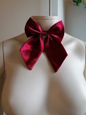 NEUE Schleife Fliege Rot Satin Anzug Cosplay Sailor Moon Manga Anime Harajuku