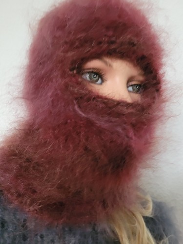 Fuzzy thick balaclava - fuzzy, langhair