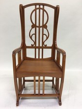 Armlehnstuhl Stilmöbel Wiener Werkstätte Sezession Jugendstil Italien 1950