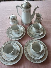 kaffeeservice gebraucht 15 Teilig "Winterling" Schwarzenbach Bavaria