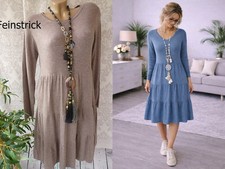 38 40 40/42 Strick Kleid long