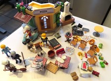 SC292 PLAYMOBIL ® Pizza Bäckerei mit Roller Ofen mit Beleuchtung