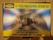 EMPIRE Hobbykoch Koffer Set hochwertiges 13-teiliges Messerset im Koffer NEU!!!