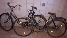 2 x Alte NSU Fahrräder