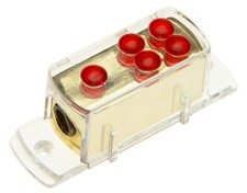 Strom Kabel Verteiler Block 25mm² auf 4x 10mm²  für Auto KFZ Hifi Verstärker 