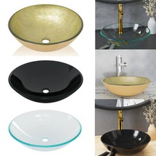 Waschbecken gehärtetes Glas