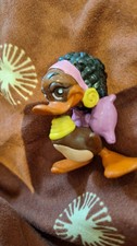 eine Figur aus Alfred J. Kwak Schleich 1990 Winnie Wanna schwarze Ente