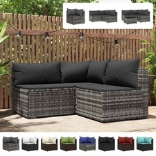 Garten Ecksofa mit Kissen Poly