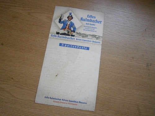 Erste kulmbacher actien - kulmbacher,