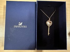 Halskette, Swarovski, Schlüssel mit Herz, Neu Und Original Verpackt, Ungetragen