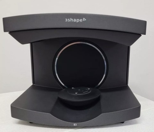 Silver desktop scanner - silver, 3d