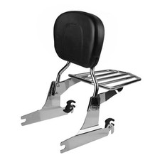 Sissy Bar für Harley Softail 07-17 mit Gepäckträger SB10 chrom gebraucht