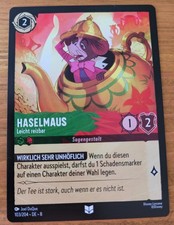 Disney Lorcana, Haselmaus - Leicht reizbar, 103/204, deutsch
