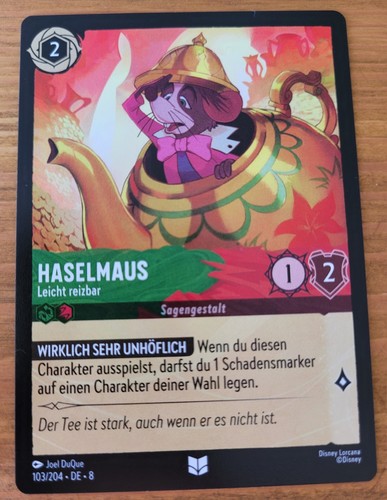 Disney lorcana haselmaus - disney, lorcana,