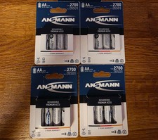 4 x 4 Stk. Ansmann AA Akkus