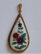 Porzellan Anhänger PGH