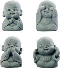 4in1 Laughing Buddha Statue