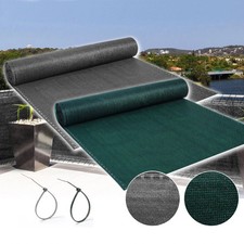 Zaunblende Sichtschutzzaun Schattiernetz Windschutz Balkon Garten HDPE Zaun