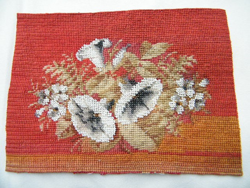 Kreuzstich stickbild blumen - kreuzstich,