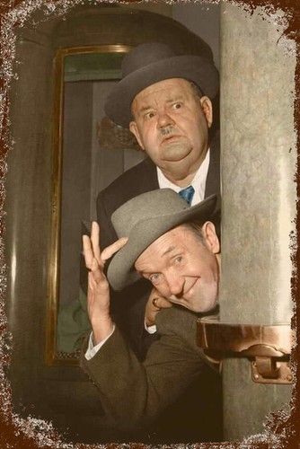 Blechschild laurel hardy - blechschild, &