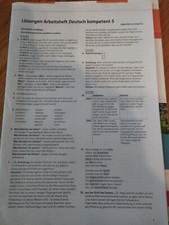 Lösungen Für Arbeitsheft