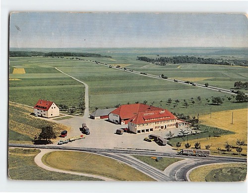 Postcard rasthaus esso station - rasthaus,