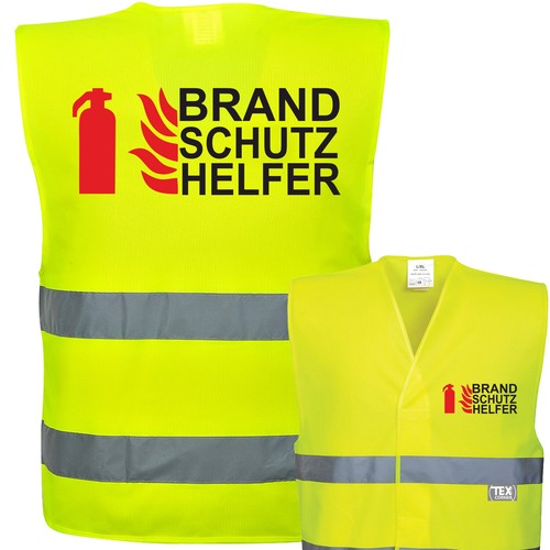 Brandschutzhelfer warnweste - brandschutzhelfer,