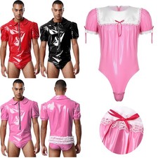 Herren Wetlook Bodysuit