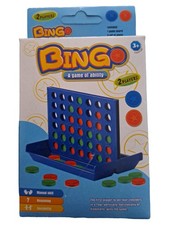 Bingo Brettspiel 2 Spieler Kinder ab 3 Jahre Logik Denkspiel Motorik 4 in Reihe