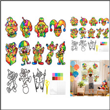 Karneval Fensterbilder