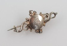 Hübsche alte Brosche Double