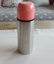 Trinkflasche  Inhalt: 400 ml Silber Rosa Pink Thermosflasche Isolierflasche