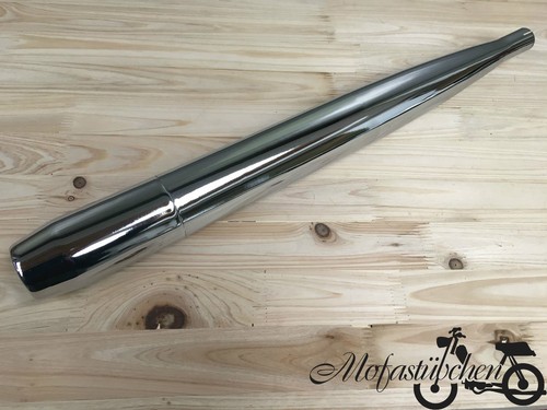 Neuer auspuff chrom für - auspuff,