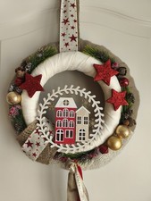 Türkranz Weihnachtskranz Rot