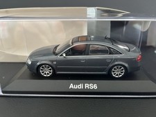 Minichamps Audi RS 6 Limousine daytona grau met. 1:43 Audi Collection OVP