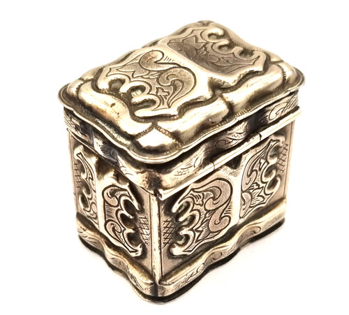 Antik 833er silber pillendose - antik,