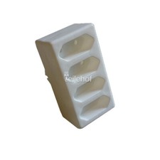 Unitec Schuko-Euro-Adapter Verteiler 4-fach  (4xEuro)