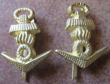 Verwendungsabzeichen Marinewaffendienst für Schulterklappen Bundesmarine Bw