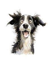 Border Collie Auto Aufkleber