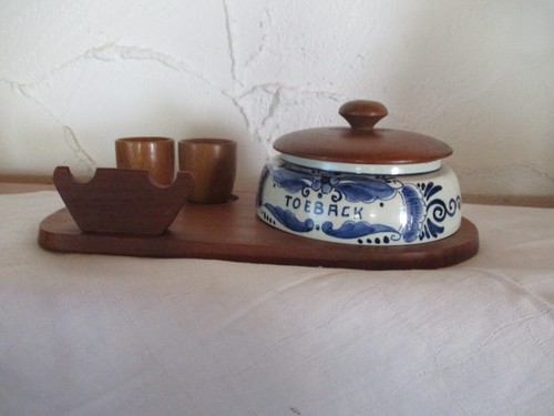 Delft blau toeback tabakdose - delft,