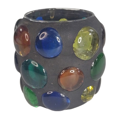 Teelichthalter glas schwarz - glas,