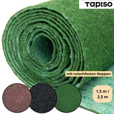 Kunstrasen Teppich Grün Braun