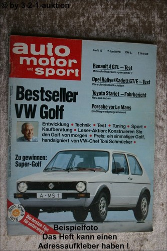 Ams auto motor - 12/78, *