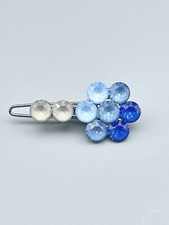 Haarclip mit Swarovski® Kristall Blumen Haarspange Damen Geschenk Neu